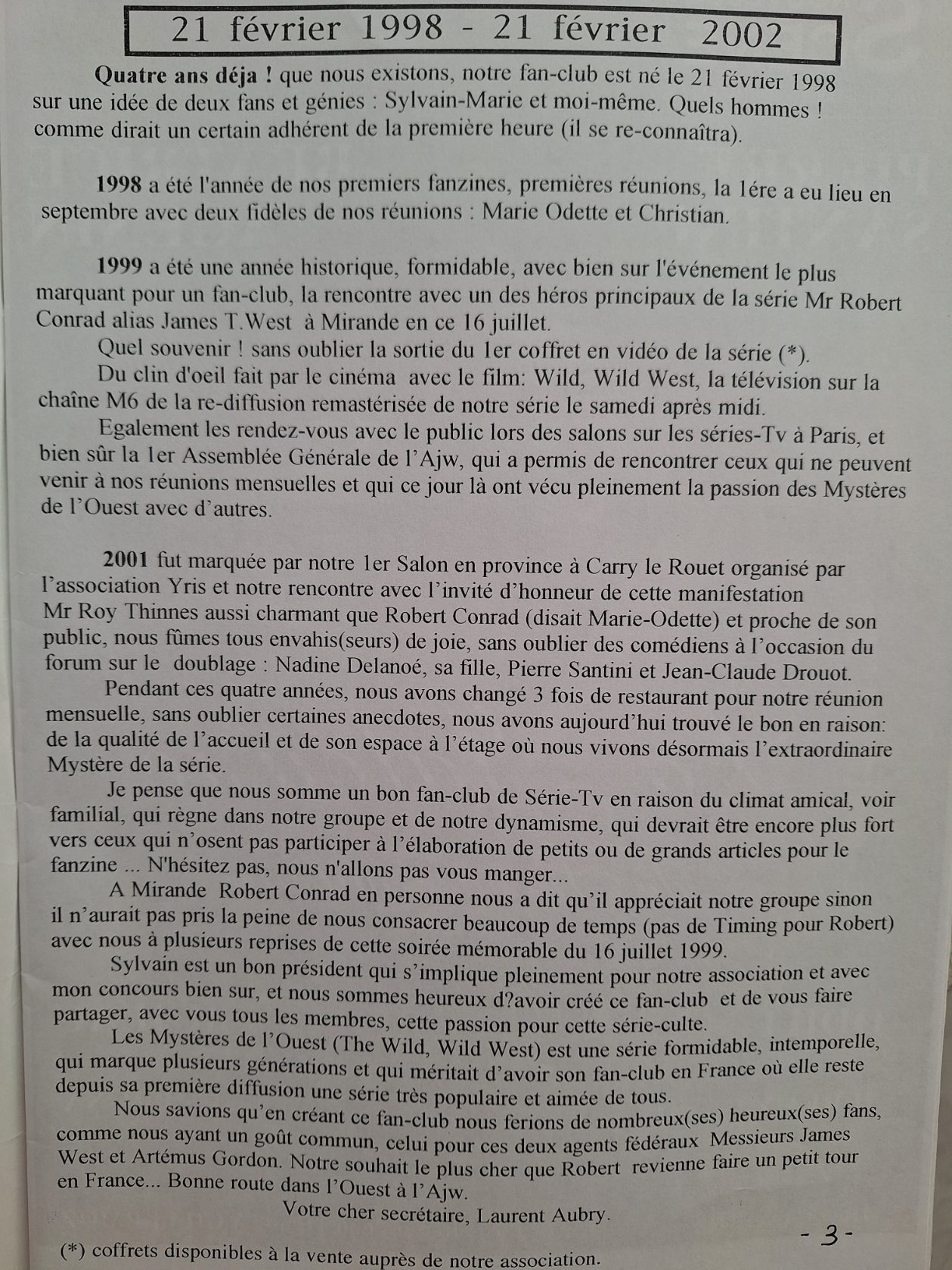 Fanzine n° 15 fevrier 2002 – Image 3