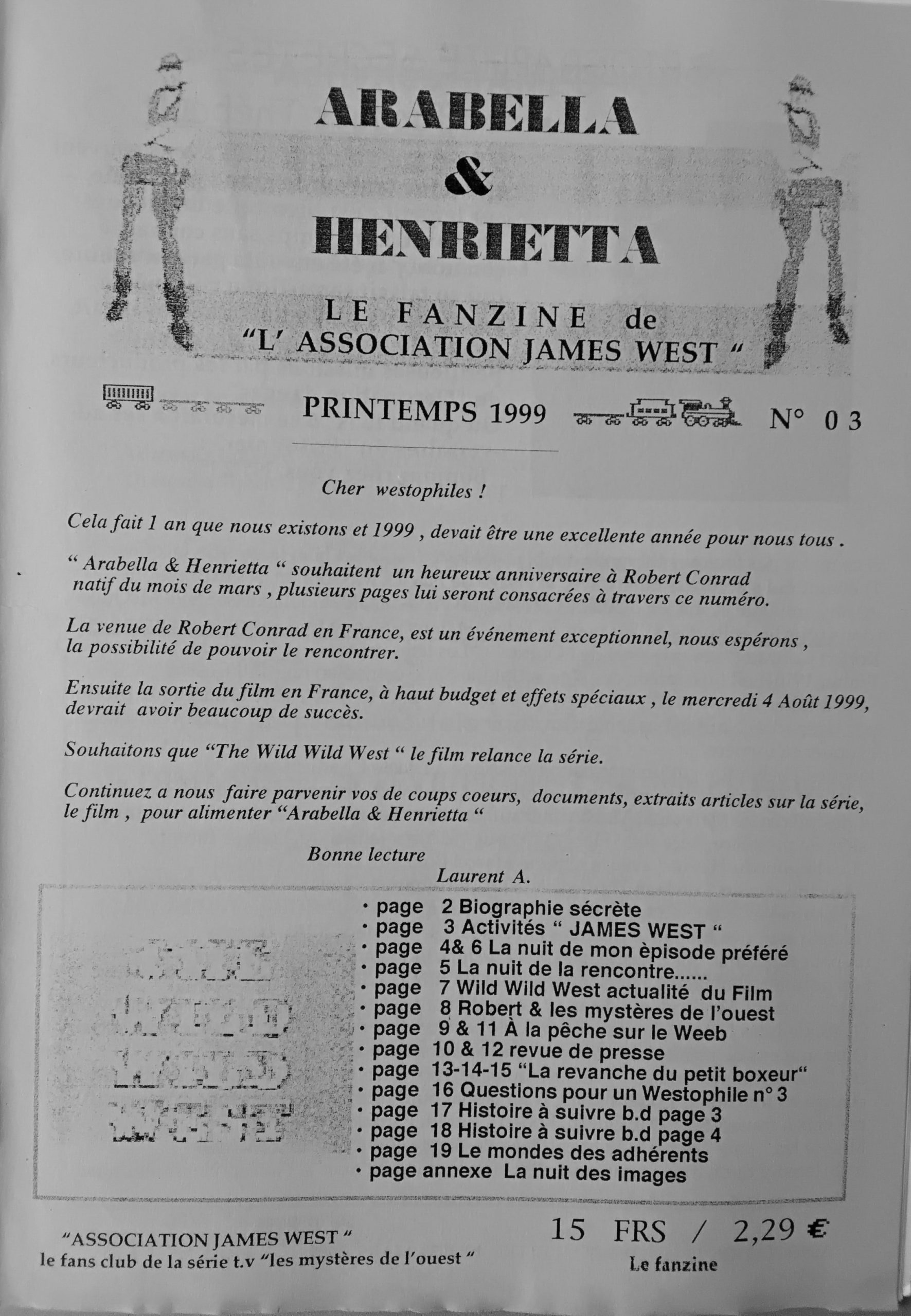 Fanzine n° 03 mars 1999